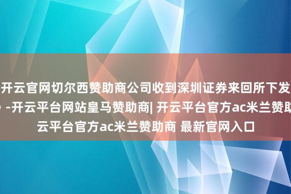 开云官网切尔西赞助商公司收到深圳证券来回所下发的《审核问询函》-开云平台网站皇马赞助商| 开云平台官方ac米兰赞助商 最新官网入口