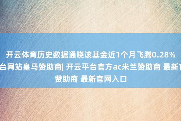 开云体育历史数据通晓该基金近1个月飞腾0.28%-开云平台网站皇马赞助商| 开云平台官方ac米兰赞助商 最新官网入口